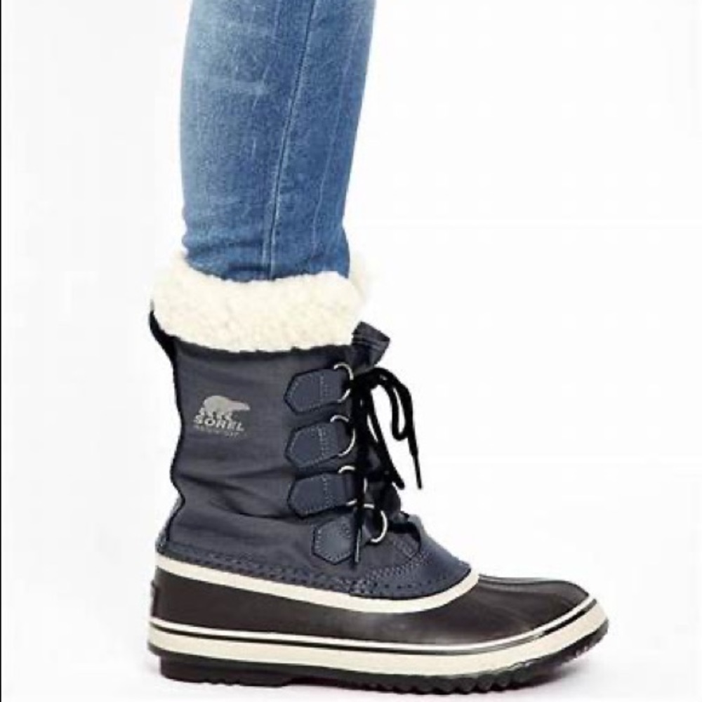 Sorel Carnival Snow Boots Gray Size 8